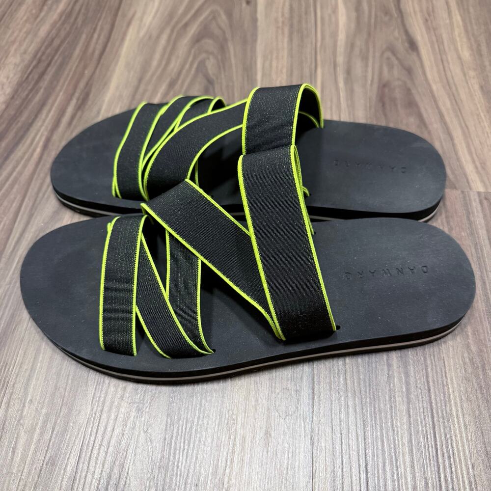 Dan Ward Elasticated Multi-Strapped Slides | Size… - image 4